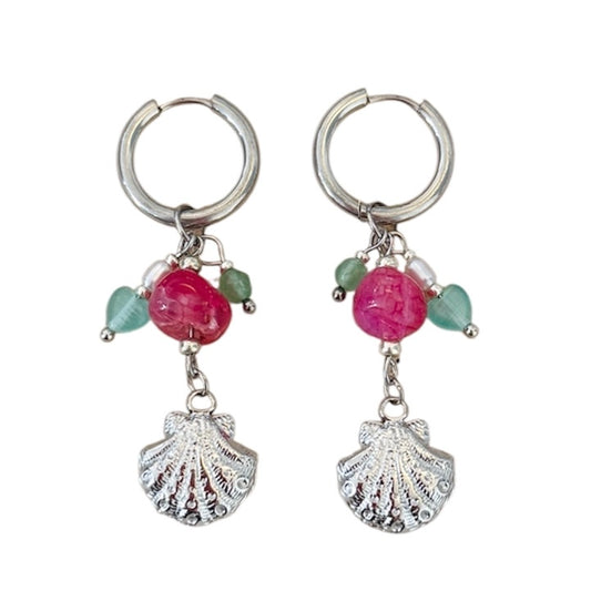 COLORFUL SHELL - earrings