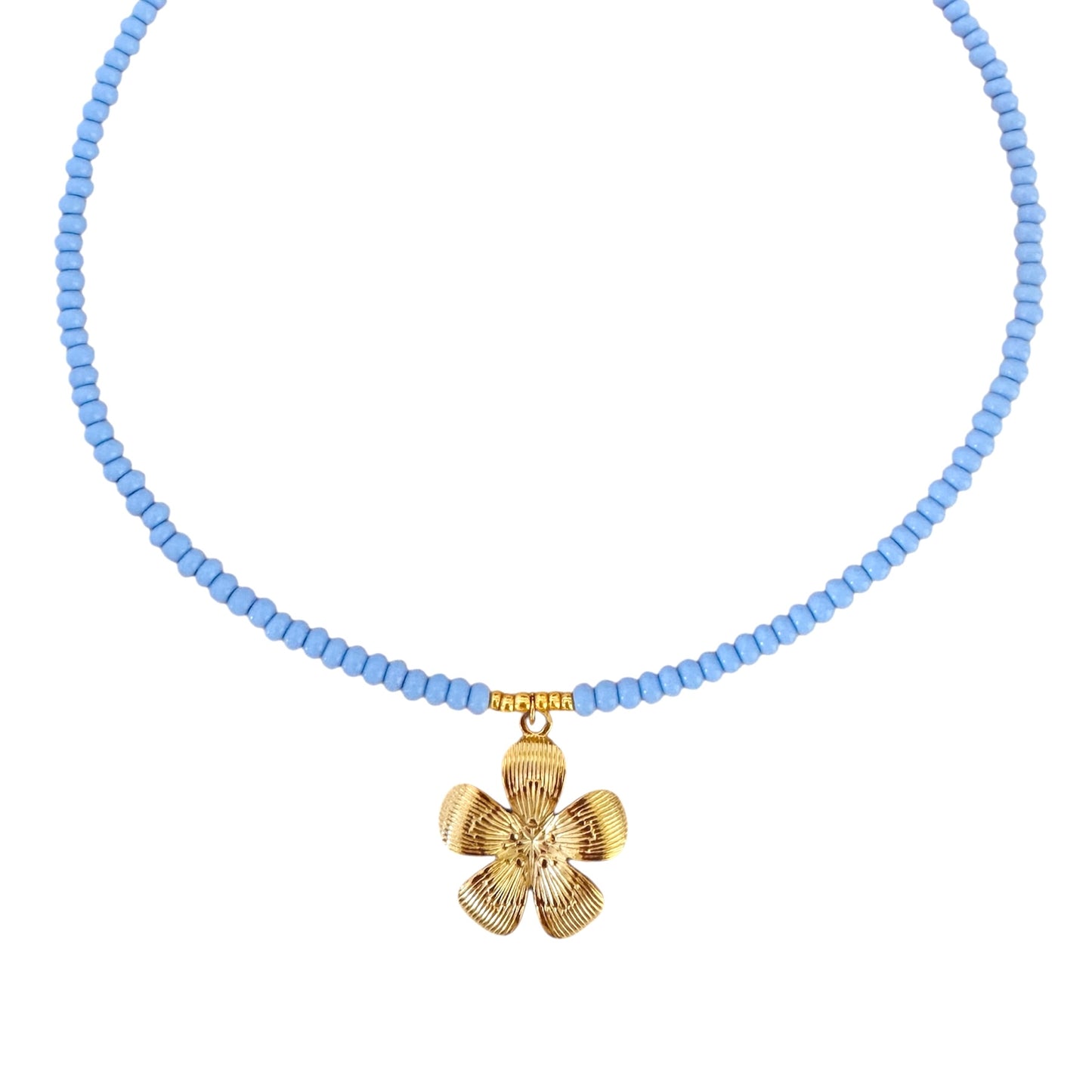 BLUE FLOWER - NECKLACE