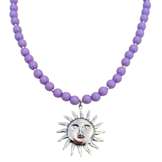 PURPLE SUN - NECKLACE