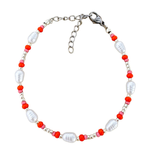 Spring pearl bracelet