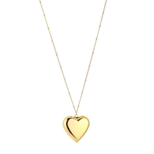 BOLD FINE HEART - necklace