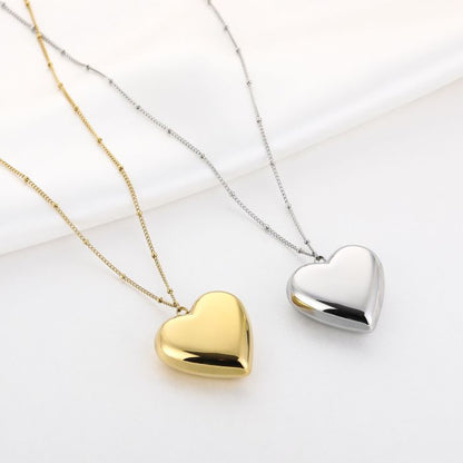 BOLD FINE HEART - necklace