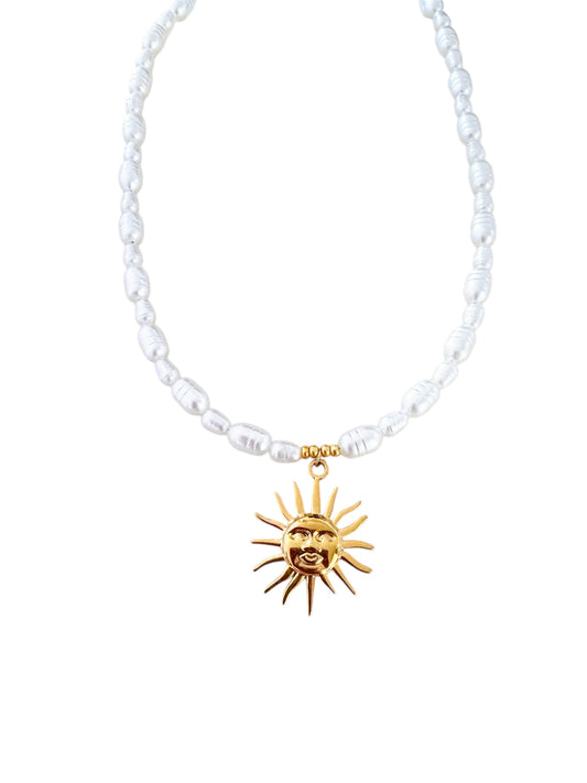 MOON PEARL - NECKLACE