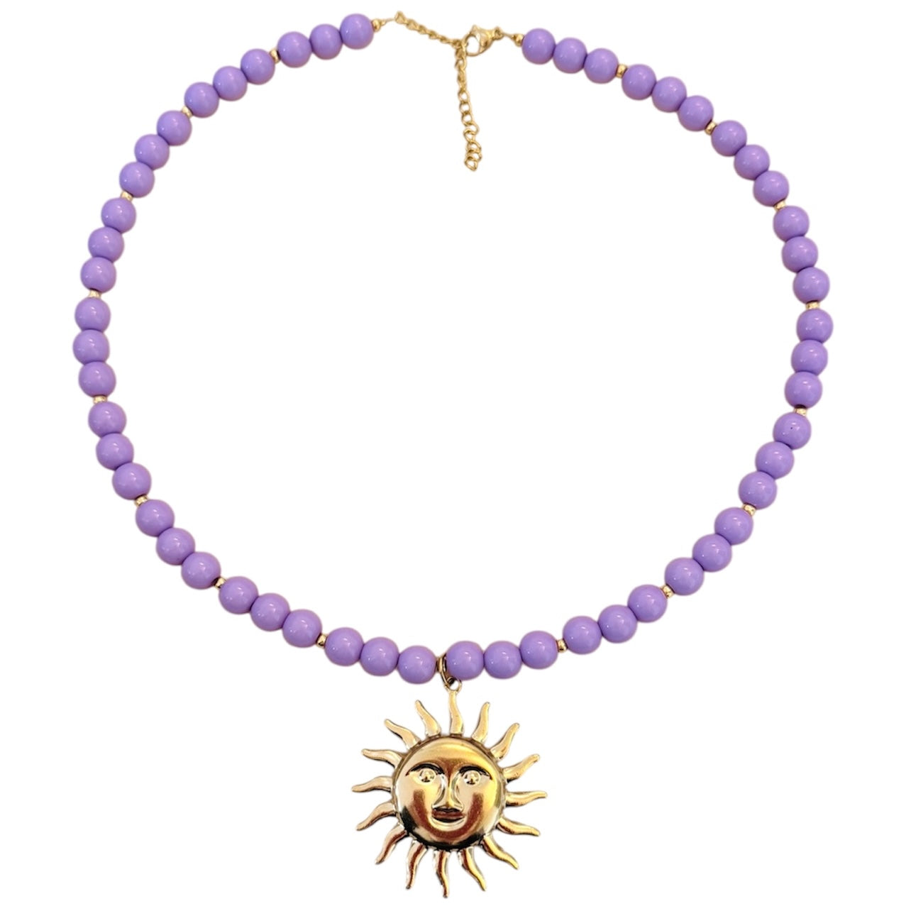 PURPLE SUN - NECKLACE
