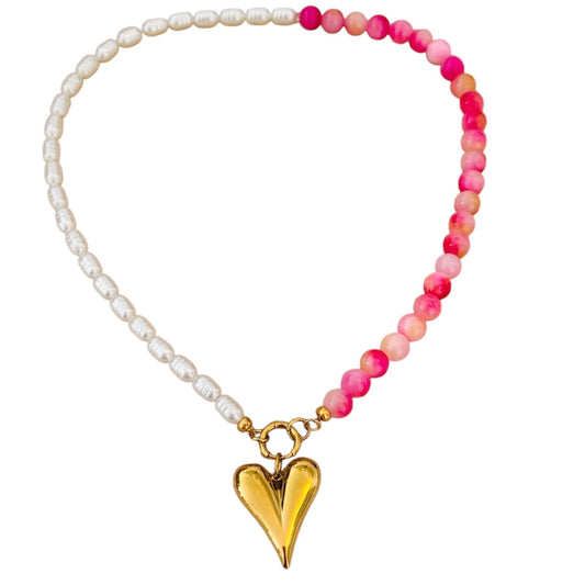 PINKISH PEARL - NECKLACE