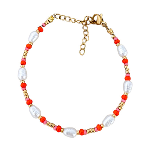 Spring pearl bracelet