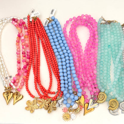 AQUA PALE - necklace