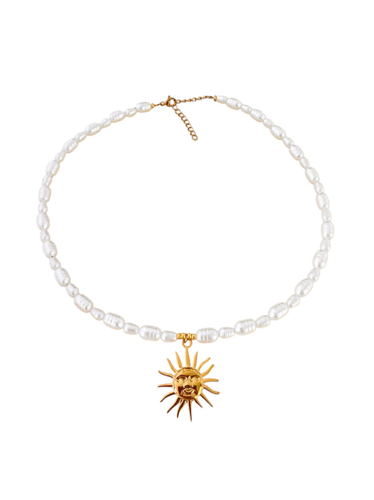 MOON PEARL - NECKLACE