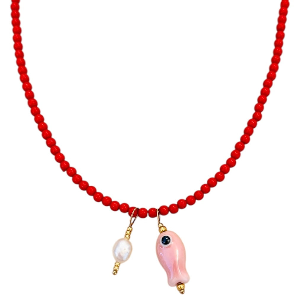 PINKY FISH - necklace