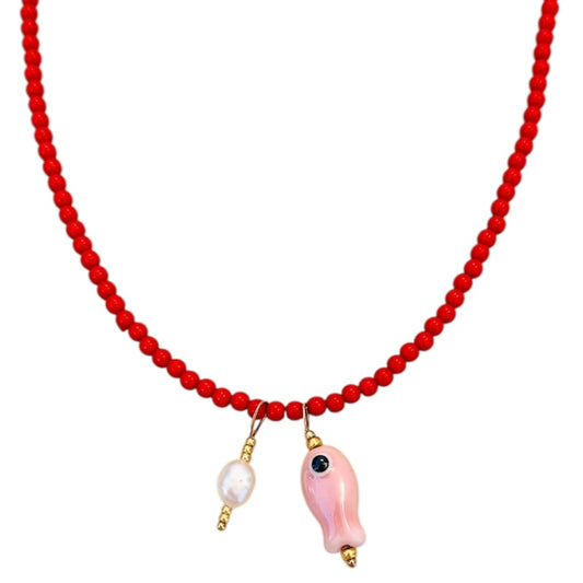 PINKY FISH - necklace